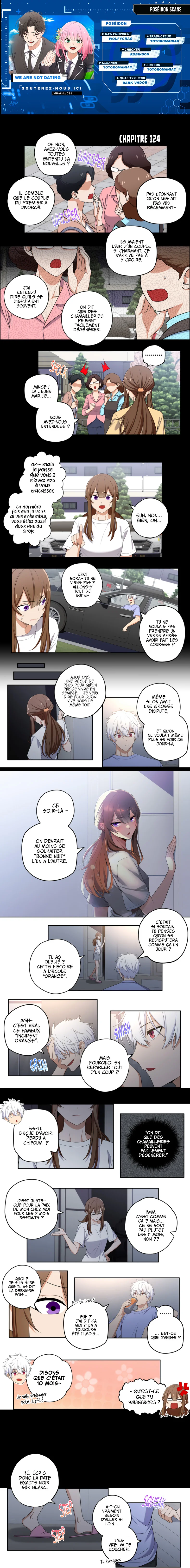 We're Not Dating Chapitre 124 - Page 1