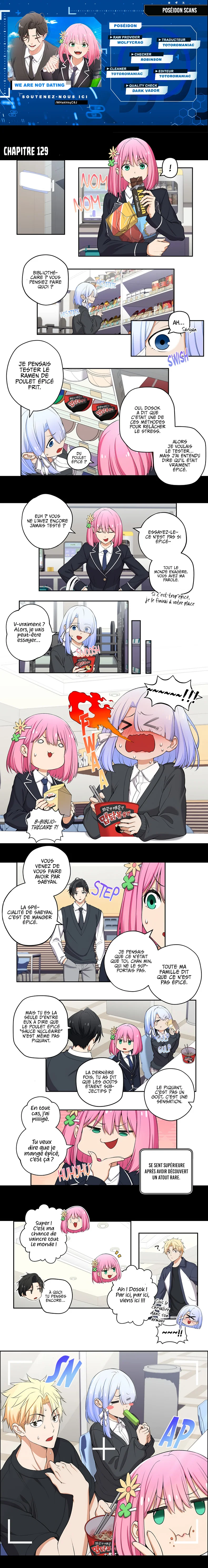 We're Not Dating Chapitre 129 - Page 1