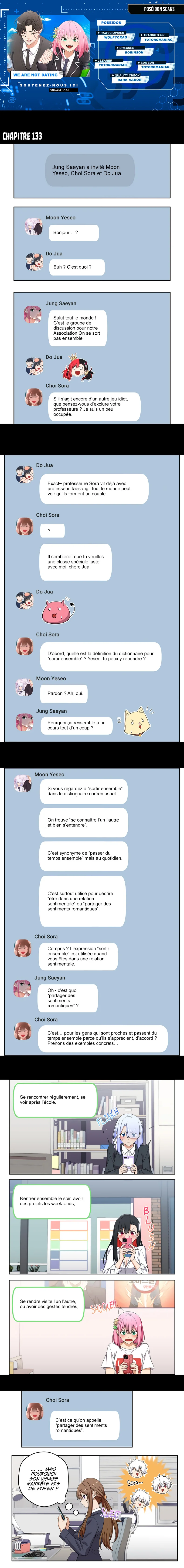 We're Not Dating Chapitre 133 - Page 1
