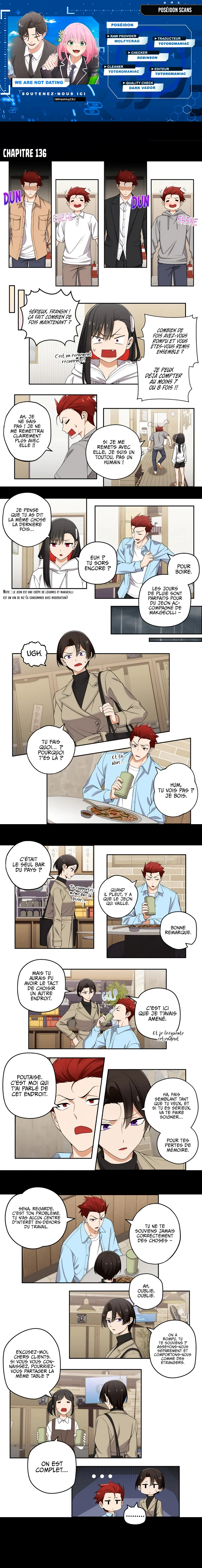 We're Not Dating Chapitre 136 - Page 1