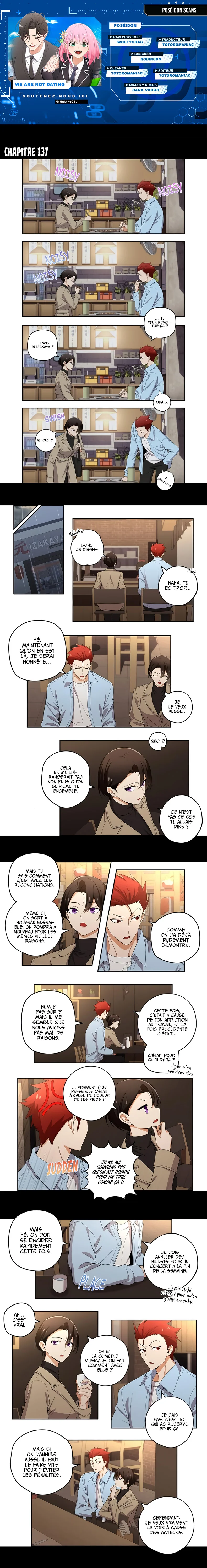 We're Not Dating Chapitre 137 - Page 1