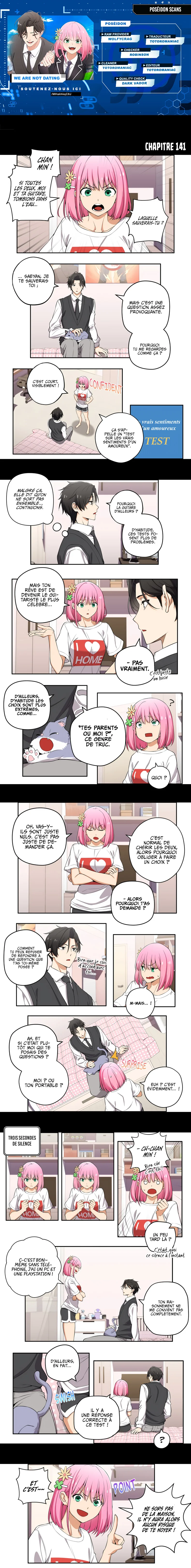 We're Not Dating Chapitre 141 - Page 1