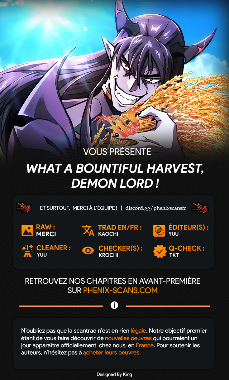 What a Bountiful Harvest, Demon Lord Chapitre 15 - Page 1