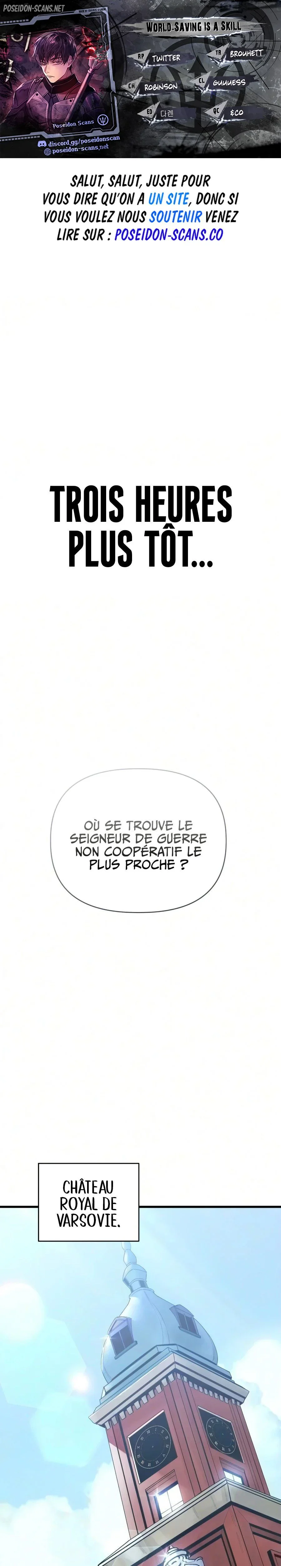 World-Saving is a Skill Chapitre 23 - Page 1